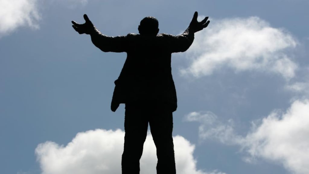 Energy: the stance of Oisín Kelly’s statue captures the activist passion of James Larkin. Photograph: Frank Miller