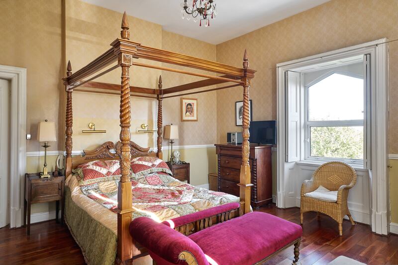 The property has four bedrooms