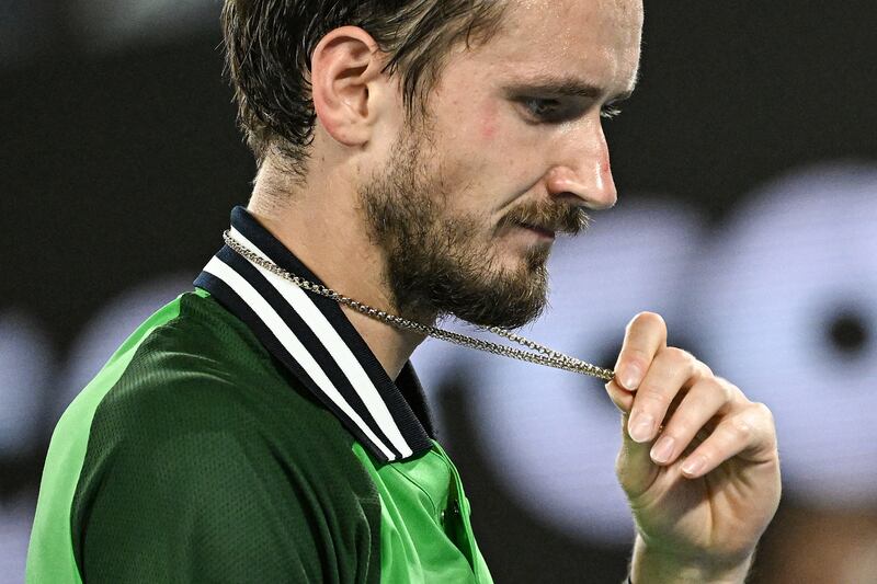 Russia's Daniil Medvedev has now just won one of his six grand slam finals. Photograph: Lillian Suwanrumpha/AFP via Getty Images