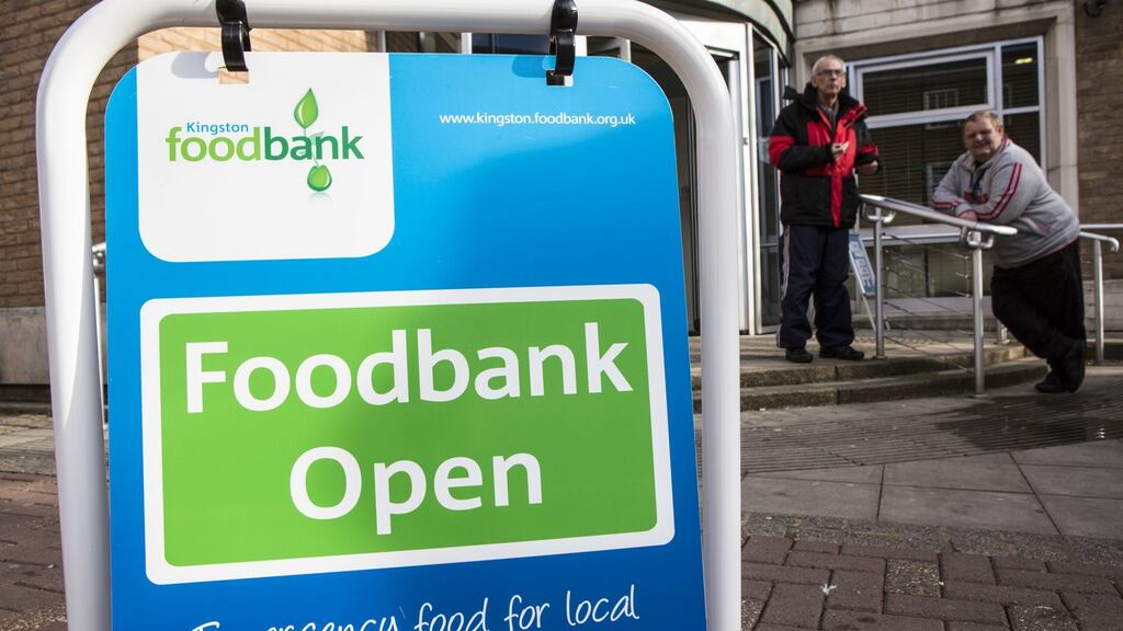 A food bank in the UK. Photograph: iStock