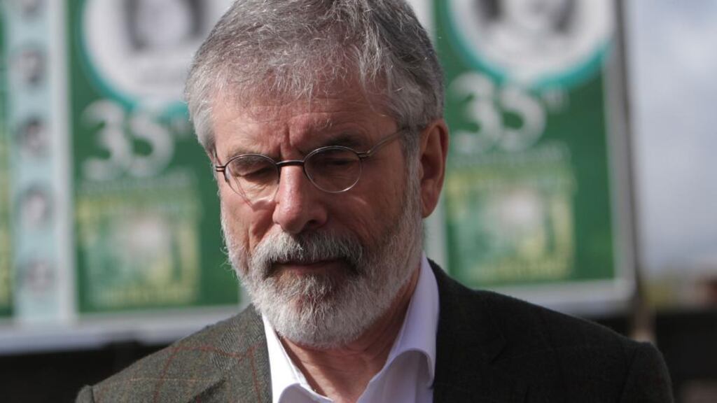 Gerry Adams: tweeted that he was a “Ballymurphy n***er”