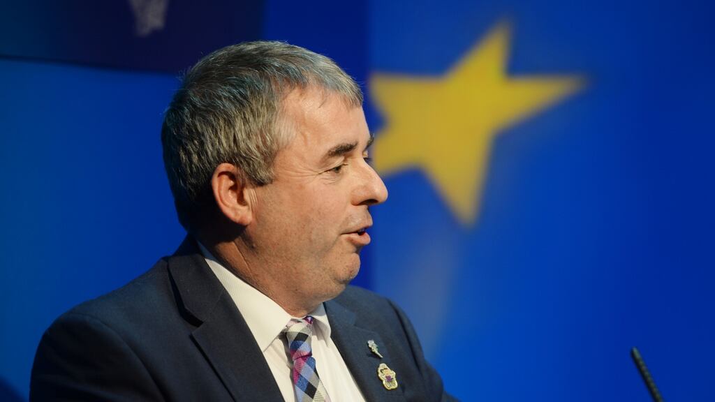 Independent Alliance member Kevin ‘Boxer’ Moran proposed the Keeping People in their Homes Bill, 2017. Photograph: Alan Betson/The Irish Times