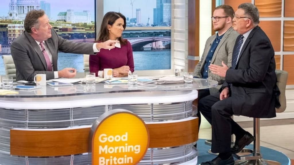 Piers Morgan, Susanna Reid, Josh Parry and Dr Michael Davidson on ‘Good Morning Britain’