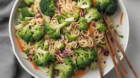 Fast and furiously tasty: Noodle Salad with Peanut Sauce