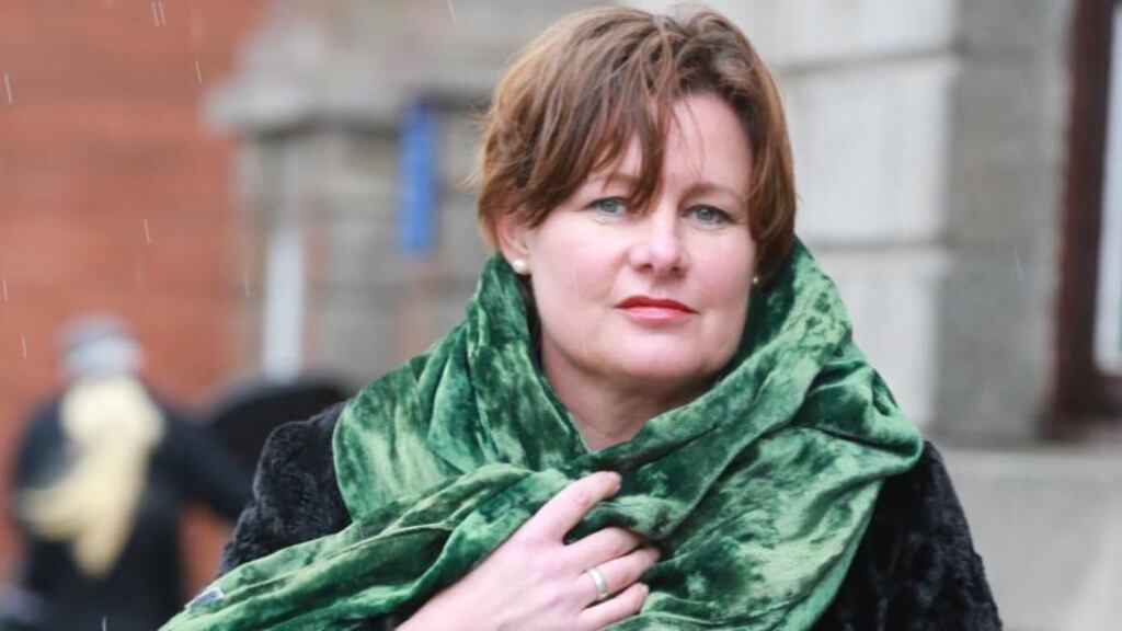 File photograph of Jillian Godsil pictured leaving the Four Courts after a hearing in the High Court. Photograph: Collins