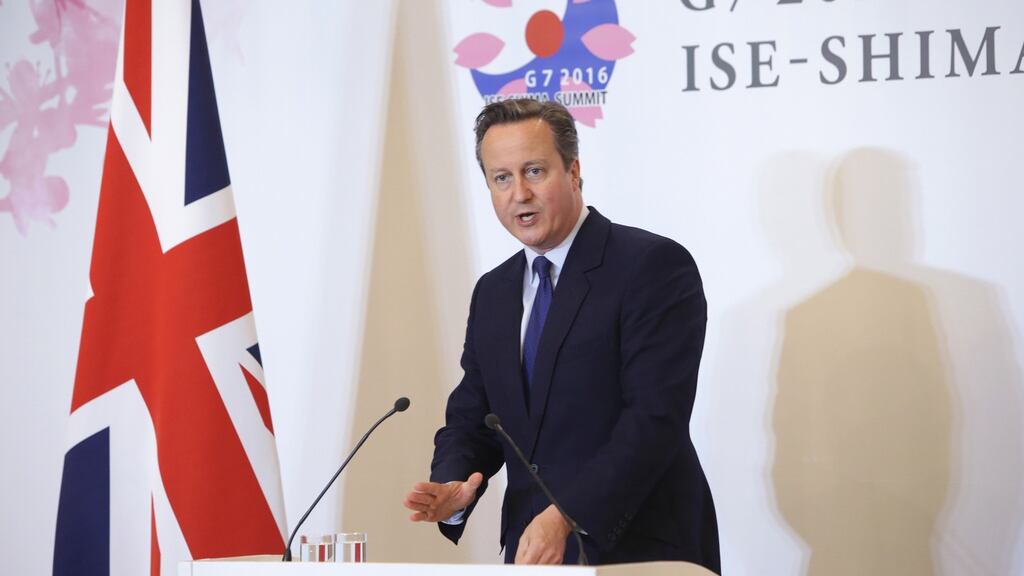 British prime minister David Cameron: “I have never been a closet Brexiteer. I am absolutely passionate about getting the right result.” Photograph: Chung Sung-Jun/Getty Images