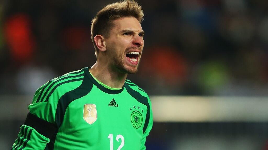 Ron-Robert Zieler was a part of Germany’s World Cup winning squad. Photograph: Alexander Hassenstein/Bongarts/Getty Images