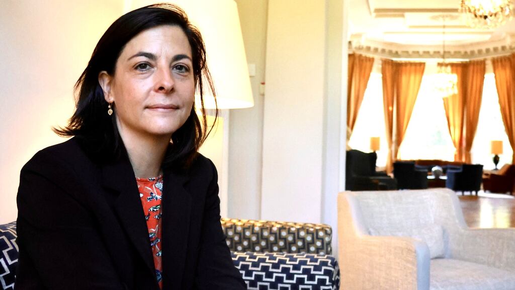 French ambassador to Ireland Céline Place at her residence in Dublin