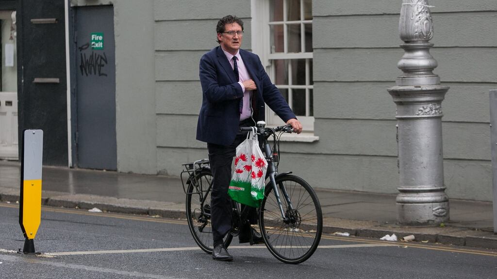Green Party leader Eamon Ryan TD at Leinster House. Photo: Gareth Chaney/Collins