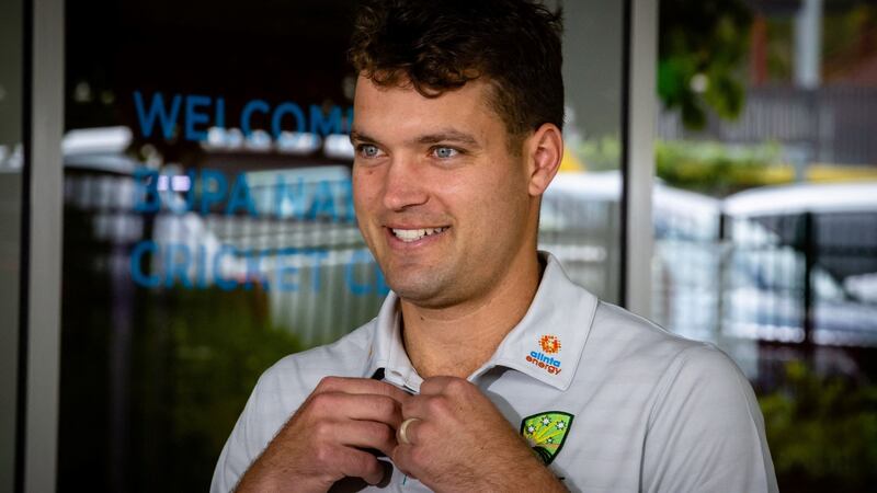 Alex Carey has replaced Tim Paine as wicketkeeper in Australia’s Ashes squad. Photograph: Patrick Hamilton/Getty/AFP