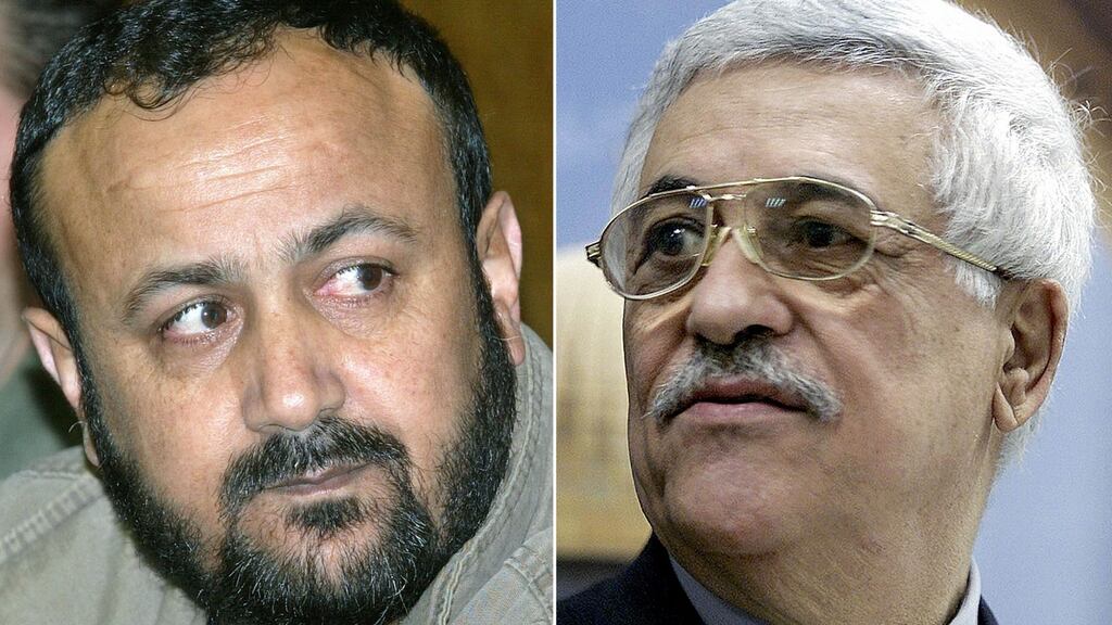 Marwan Barghouti (L) and Mahmoud Abbas (R) will face off in the forthcoming Palestinian parliamentary elections. Photographs: Sven Nackstrand and Jamal Aruri/AFP via Getty Images