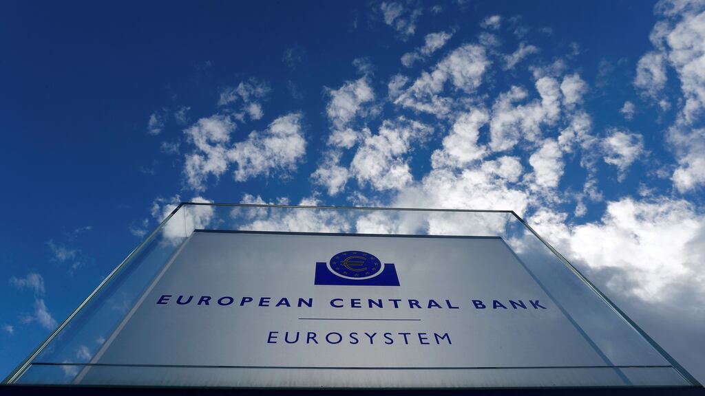 Record low yields are being fueled by rising expectations of policy easing by the European Central Bank. Photograph: Kai Pfaffenbach/Reuters