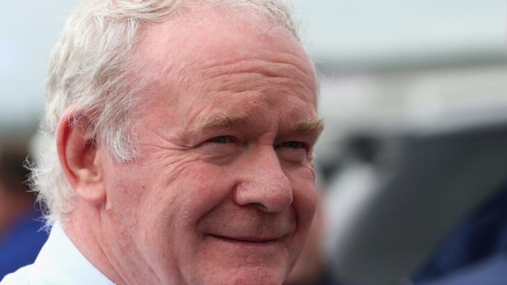 Deputy First Minister Martin McGuinness said his conscience would not allow him to preside over an ‘austerity agenda’ in Northern Ireland. Photograph: Getty