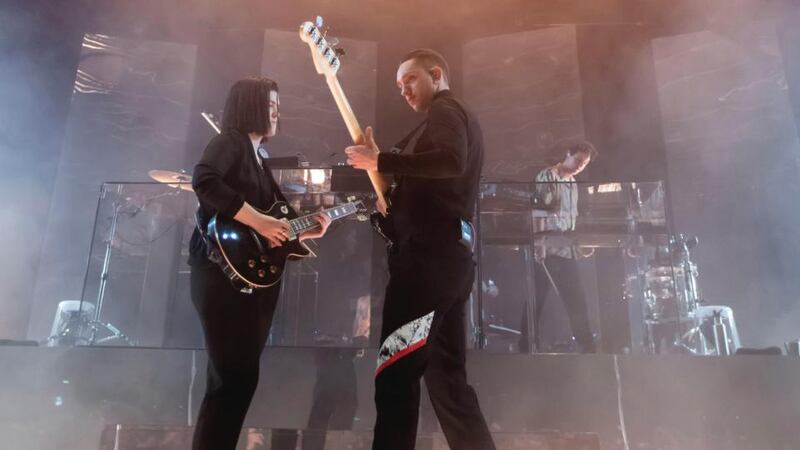 Oliver Sim and Romy Madley Croft of The xx are due to headline this year’s Electric Picnic festival. Photograph: Jakubaszek/Redferns