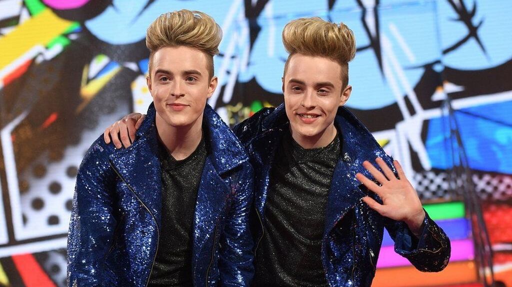 Why are they doing this? Why does the birdy sing? Why does the lion roar? Jedward enter the Big Brother House: Photograph: Channel 5