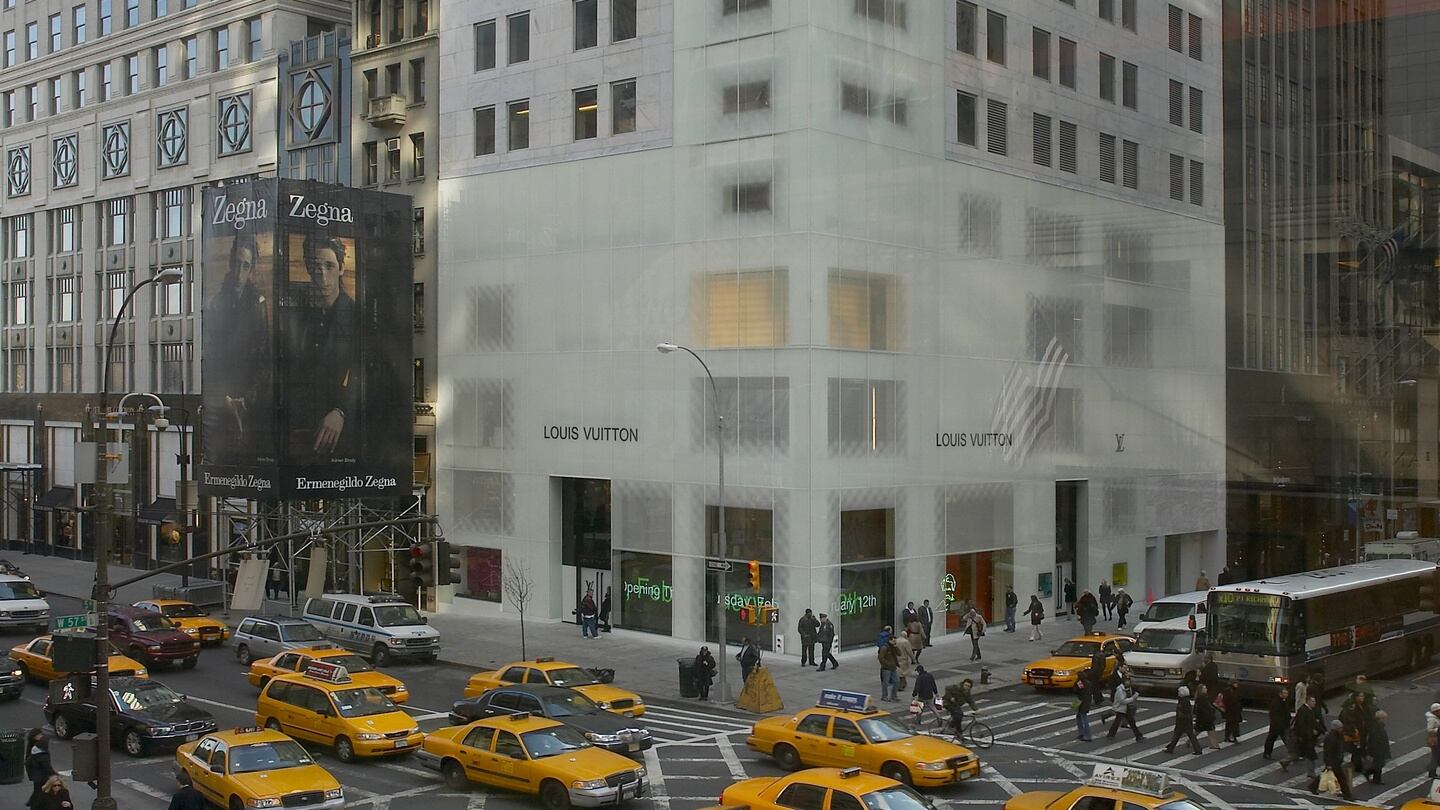 Louis Vuitton store in New York