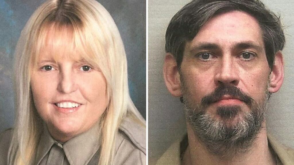 Alabama jail official  Vicki White and inmate Casey White. Photograph: US Marshals/AFP via Getty Images