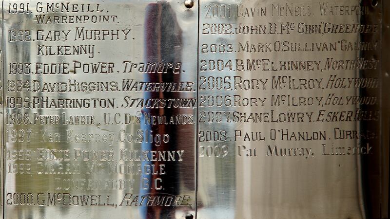 Jamie Fletcher will join the likes of Ronan Rafferty, Padraig Harrington and Graeme McDowell to have won the Irish Close title. Photograph: James Crombie/Inpho