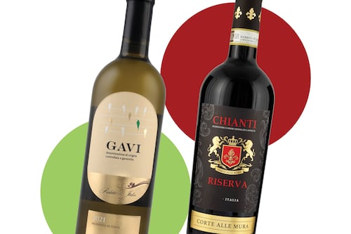 Two classic Italian wines from Lidl, one for under €10