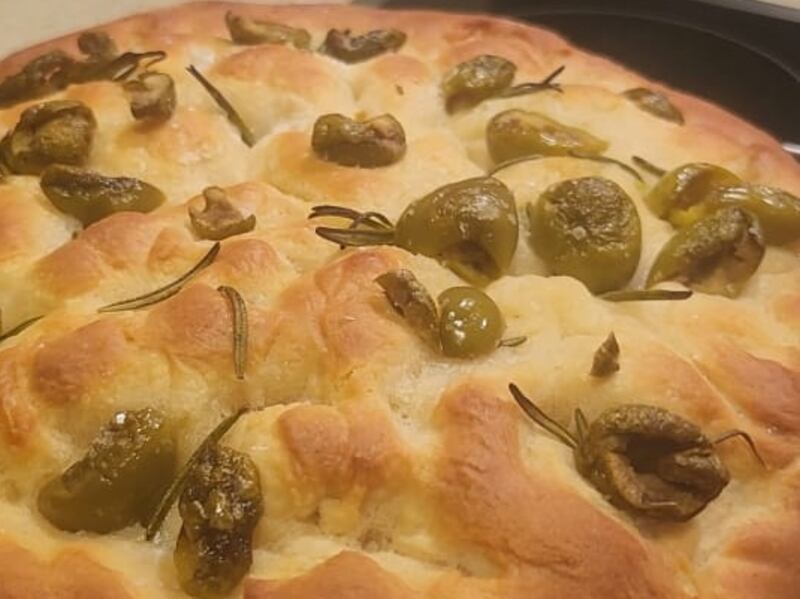 Focaccia made by Niamh using the Monsieur Cuisine Smart