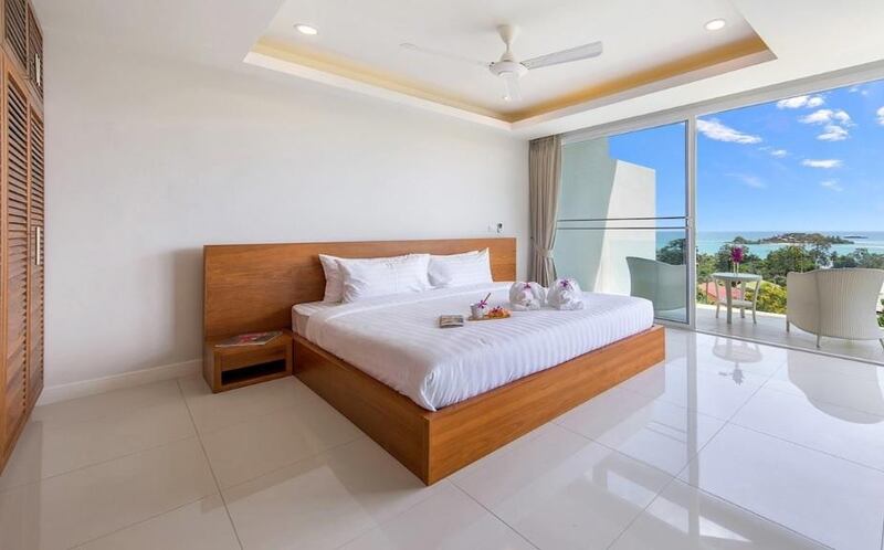 Koh Samui: semi-detached house with a sea view