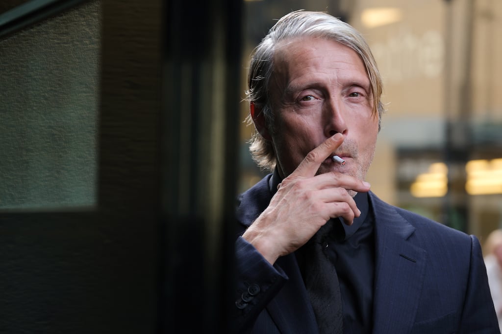 Mads Mikkelsen: ‘I had a really working-class, fast, mumbling language. I didn’t have any technique or any knowledge.’ Photograph: Ferda Demir/Getty