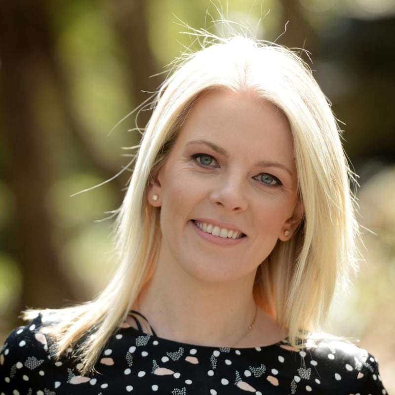 Author Sarah Crossan. Photograph: Dara Mac Dónaill/The Irish Times
