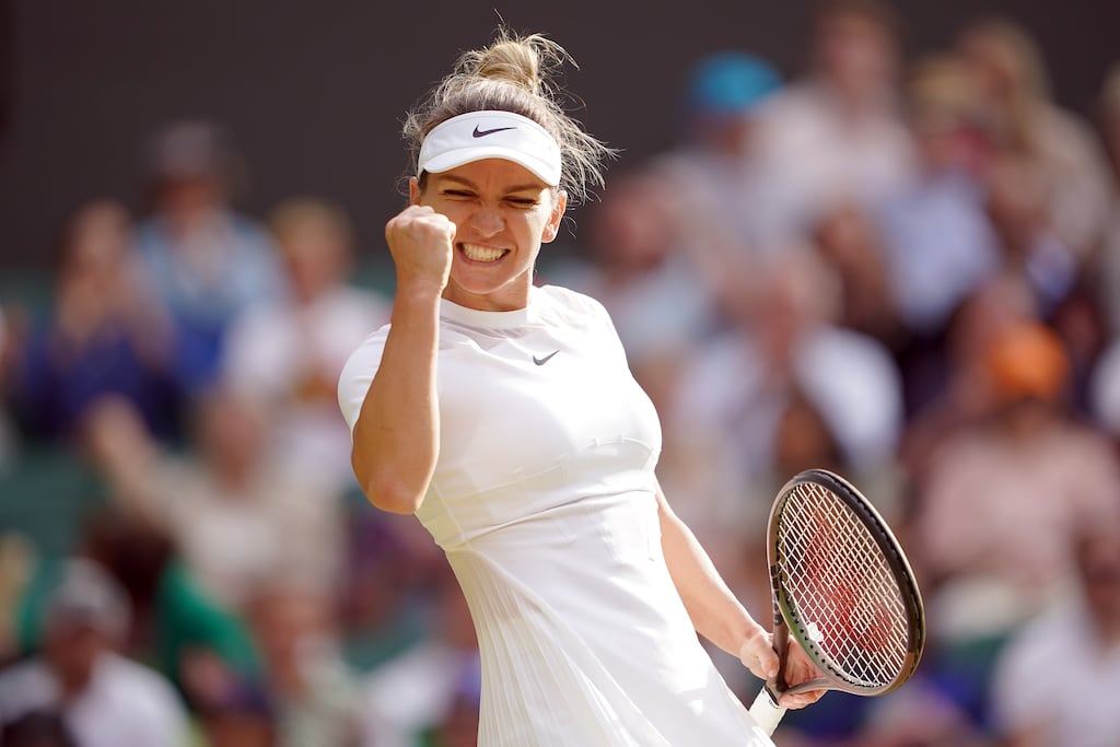 Simona Halep: is free to resume her career after the Court of Arbitration for Sport reduced her doping ban from four years to nine months. Photograph: Zac Goodwin/PA Wire