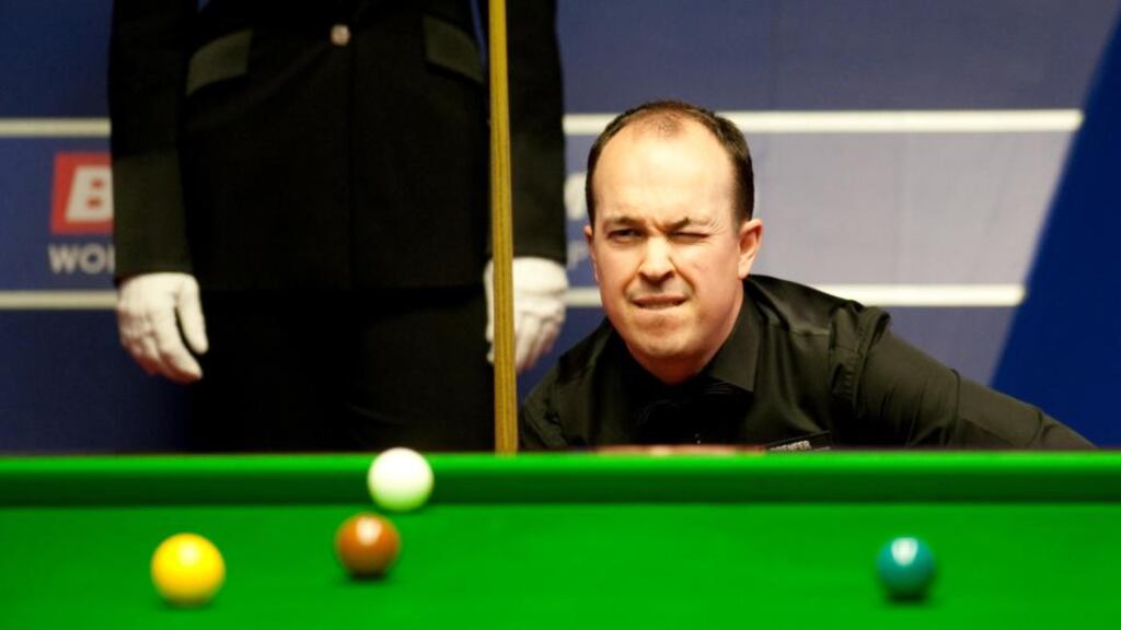 Fergal O’Brien is into the Shanghai Masters quarter-finals. Photograph: Gareth Copley/PA Wire