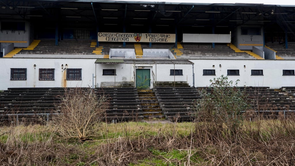 A derelict Casement Park in Belfast, Antrim. Photograph: Liam McBurney/The Irish Times