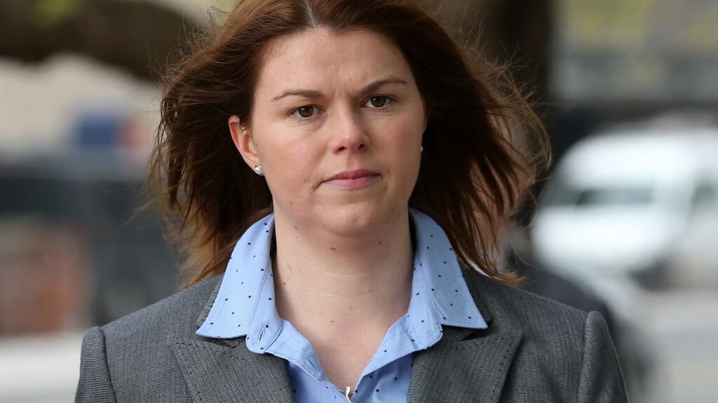 Sandra Higgins of The Beeches, Drumgola Wood, Cavan town at the Dublin Circuit Criminal Court. Photograph: Collins