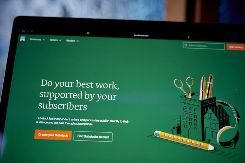 Maybe it’s the ethos of Substack that draws writers of such renown. Photograph: Gabby Jones/Bloomberg