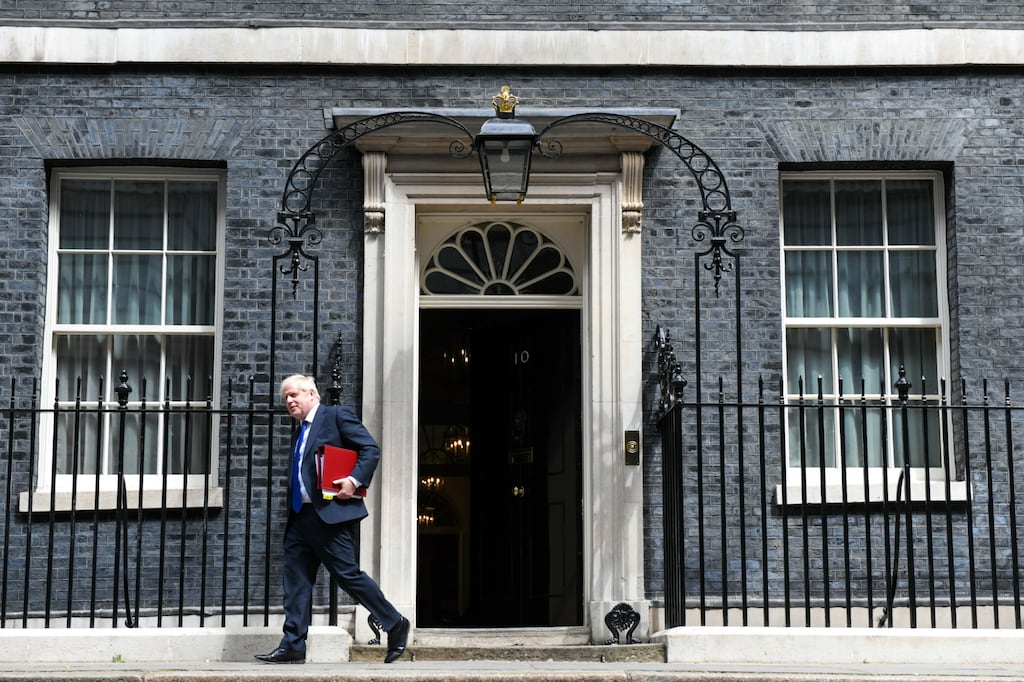 Boris Johnson: Ministers and senior officials are agog at the implosion of the Johnson administration and are following events closely. Photograph: Chris J Ratcliffe/Bloomberg