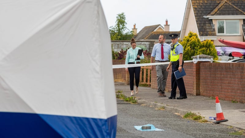 The scene of where Jack Power (25) was stabbed at Shanakiel Dunmore East Co. Waterford. Photograph: Dylan Vaughan