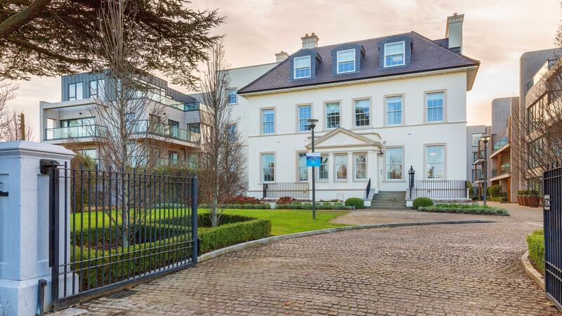 Two-bedroom duplex at Shieling Square for €3,500 per month. Agent: Lisney