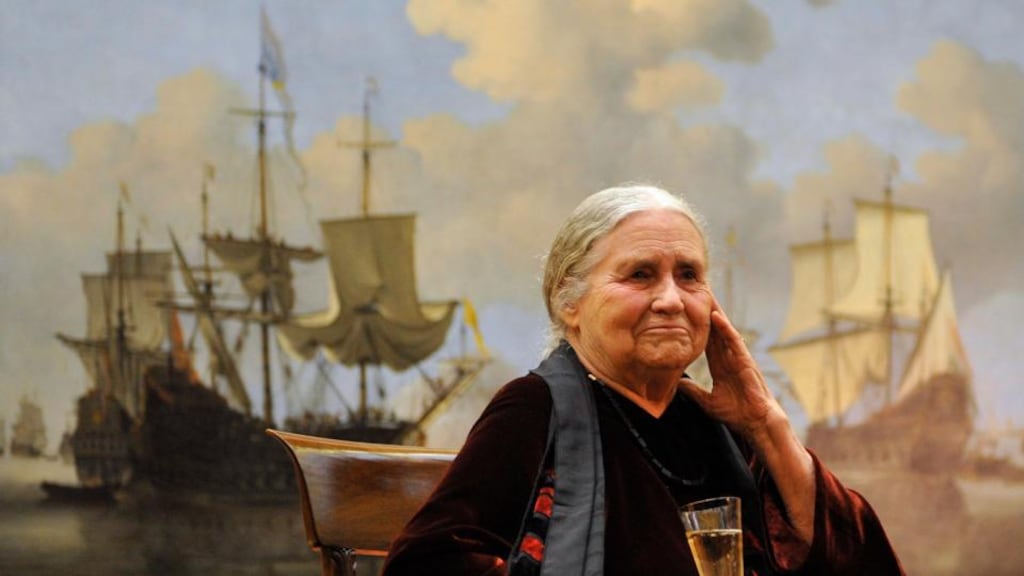 The Nobel Prize-winning novelist Doris Lessing, one of the most important English-language writers of the late 20th century. Photograph: Reuters/Toby Melville/Files