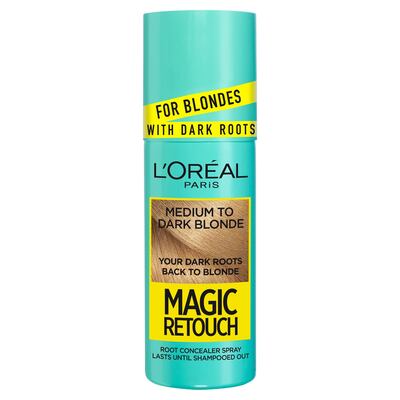 L’Oreal Paris Magic Retouch for Blondes with Dark Roots, €13.99 at boots.ie
