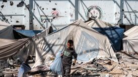 At least 17 Palestinians killed in Israeli strike on school in central Gaza, says hospital