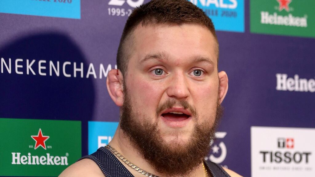 Andrew Porter: “This is my club. This is my home, and it’s great to be pushing for that number one spot.” Photograph: James Crombie/Inpho