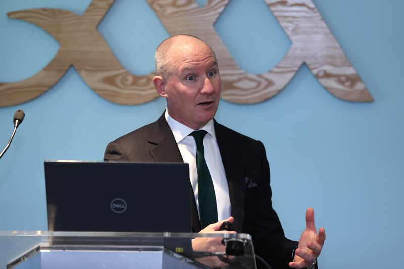 Jim Gavin: the FRC are finalising the regulatory framework for this year’s championship. Photograph: Bryan Keane/Inpho