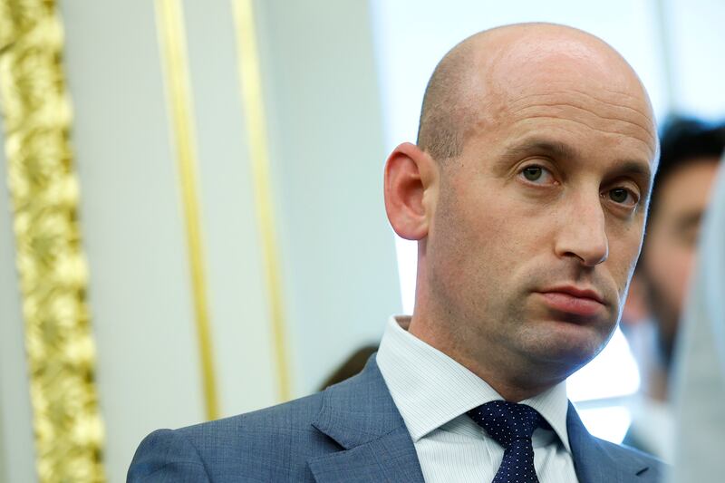 White House deputy chief of staff Stephen Miller. Photograph: Kevin Dietsch/Getty Images