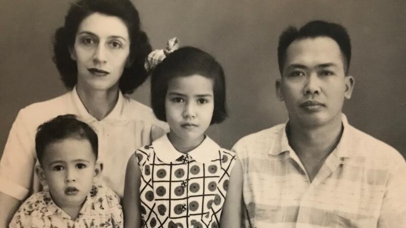 Carmel and Suwondo Budiardjo and their children Anto, left, and Tari