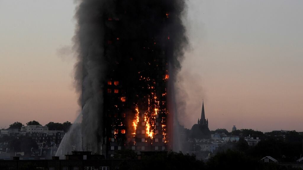 Grenfell Tower at Latimer Road in west London: More than 50 firefighters will be called to give oral evidence to the inquiry, its opening evidence-taking session has been told. Photograph: Toby Melville/Reuters