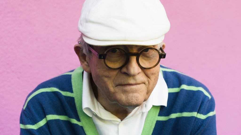 David Hockney: ‘I’m teaching the French how to paint Normandy.’ Photograph: Nathanael Turner/New York Times