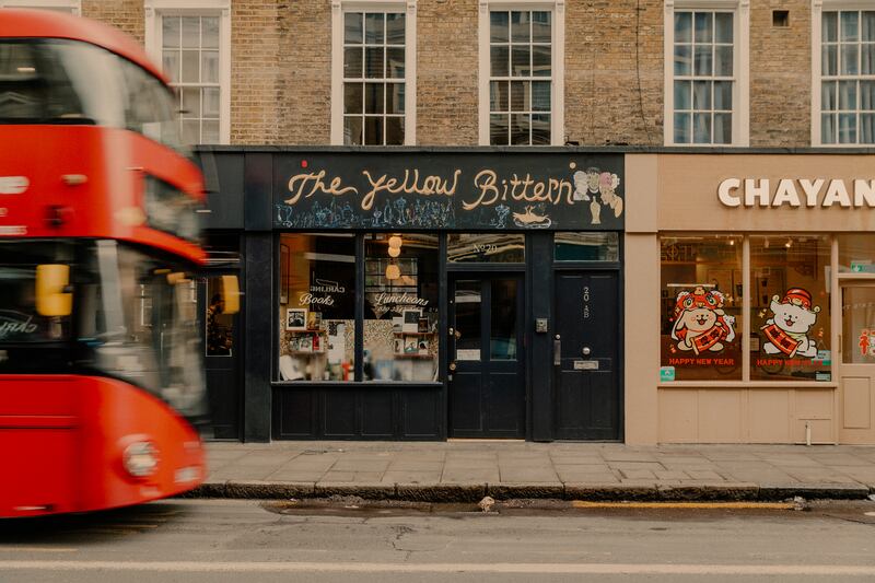 The Yellow Bittern, located near London's King's Cross train station. Photograph: Peter Flude/The New York Times