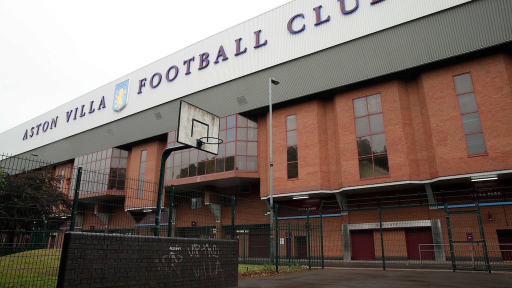 Aston Villa were forced to close their training ground after two rounds of testing returned multiple positive cases of coronavirus among players and staff. Photograph: Getty Images