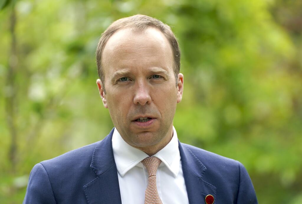 Matt Hancock: Isabel Oakeshott has said she makes 'no apology whatsoever for acting in the national interest' by leaking his WhatsApp messages. Photograph: PA Wire