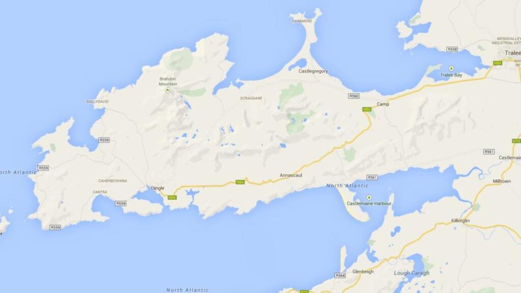 The N86, which links Camp and Dingle in Co Kerry. Source: Google Maps
