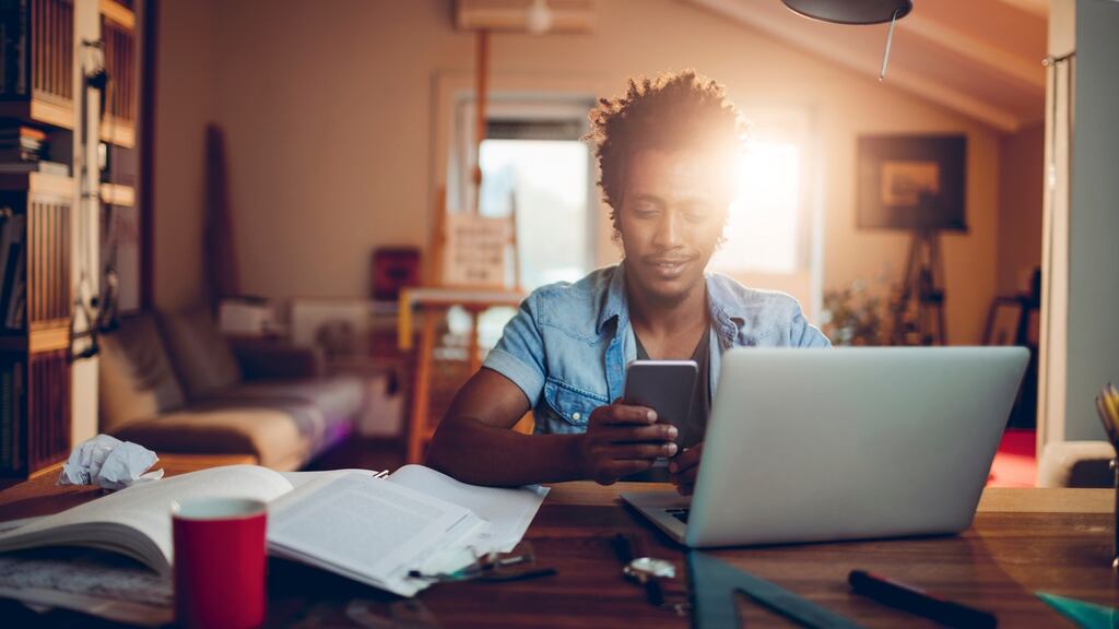 Avoiding social media during study periods will help you stay focused. Photograph: iStock