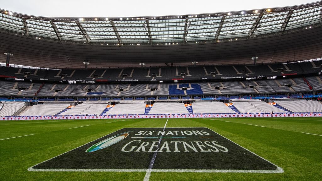 The French Government have tentatively given the green light for teams to visit France in the Six Nations. Photograph: James Crombie/Inpho